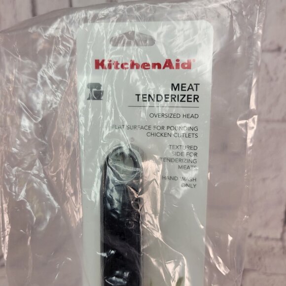 KitchenAid Meat Tenderizer w/ Oversized Head & Textured Side For Chicken & Steak - Picture 4 of 10